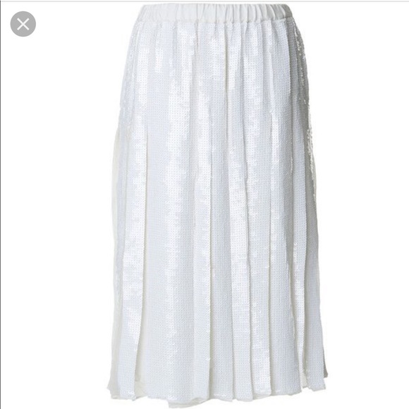 Tibi Dresses & Skirts - 🌟Final Sale🌟Tibi White ‘Éclair’ Skirt